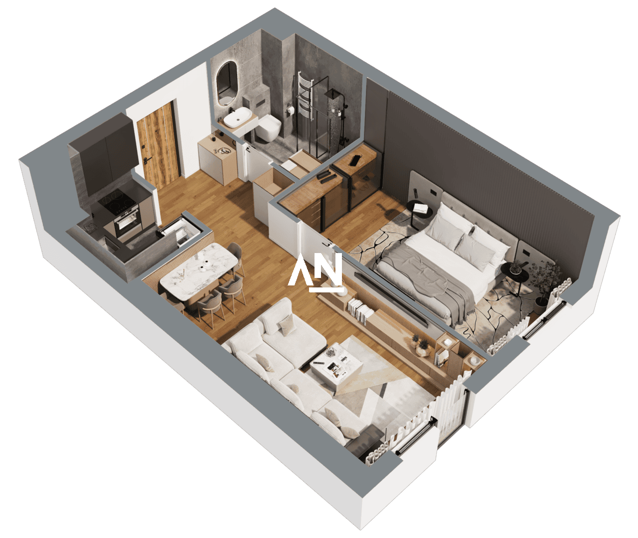 stan 4, 43,28 m2